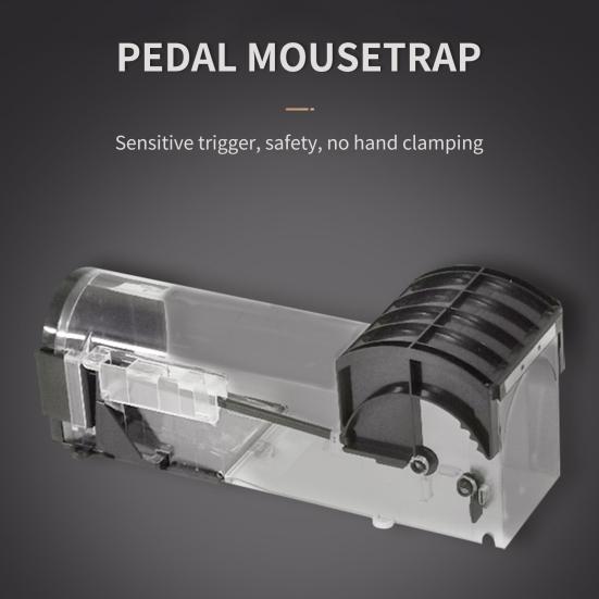 Highly Sensitive Rat Trap Cage Eco-friendly Plastic Sturdy Construction Mouse Catcher Box for Household