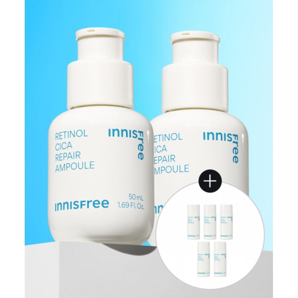 Innisfree [free Gift]  Large  Retinol Cica Trace Ampoule 50ml 2 FREE