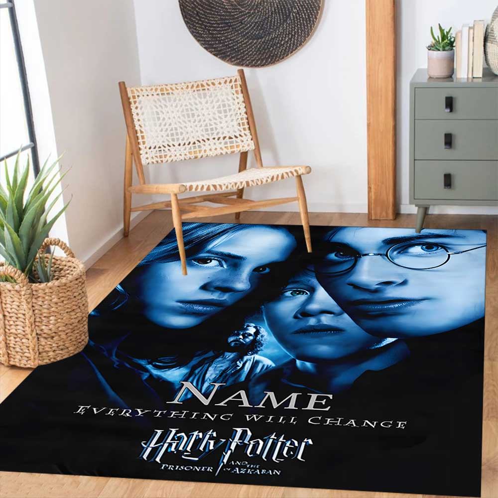 Warner Bros. Works (4) Customize Your Name Rug, Office Chair Cushion, Home Bedroom Living Room Gift.