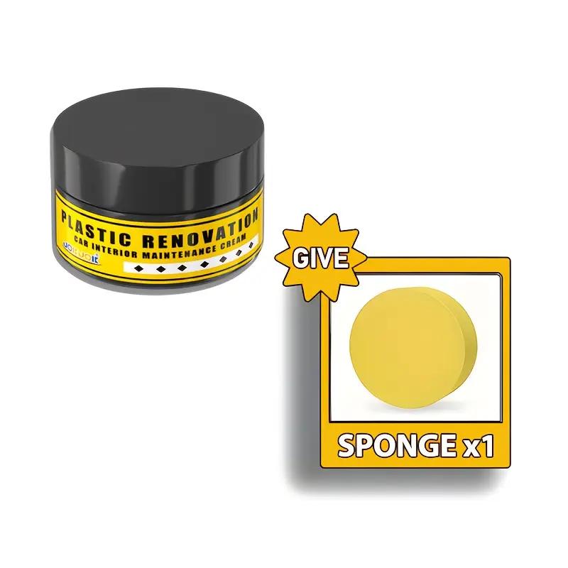 

JOKJOK интегрированный автомобильный пластиковый полироль для ремонта - для интерьера, экстерьера, паста для ремонта царапин на сиденьях - предотвращает старение и растрескивание