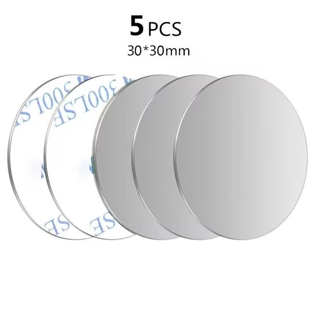 Magnetic Metal Plate For Car Phone Holder Universal Iron Sheet Disk Sticker Mount Mobile Phone Magnet Stand For IPhone
