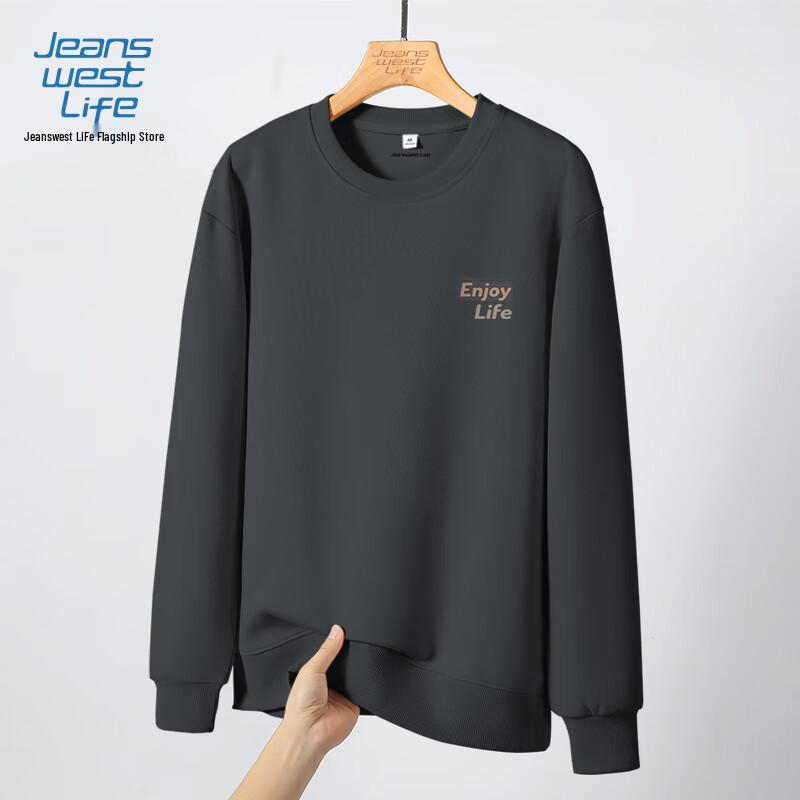 

JEANSWEST LIFE Men s Heavyweight Crewneck Sweatshirt 3XL