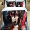 Attack On Titan Printed Polyester Bedding Bedding Set Quilt Cover Pillowcase Soft And Comfortable Customizable