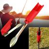 Rot Angelruten Halter ABS + Legierung Boden Unterstützung Stehen Casting Spinning Rod Racks Klapp Halter