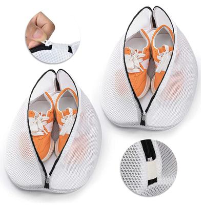 Sacchetto a rete per bucato, sacchetto per scarpe da lavatrice con cerniere, sacchetti da viaggio per riporre le scarpe, scatola protettiva per riporre i vestiti, sacchetti organizer