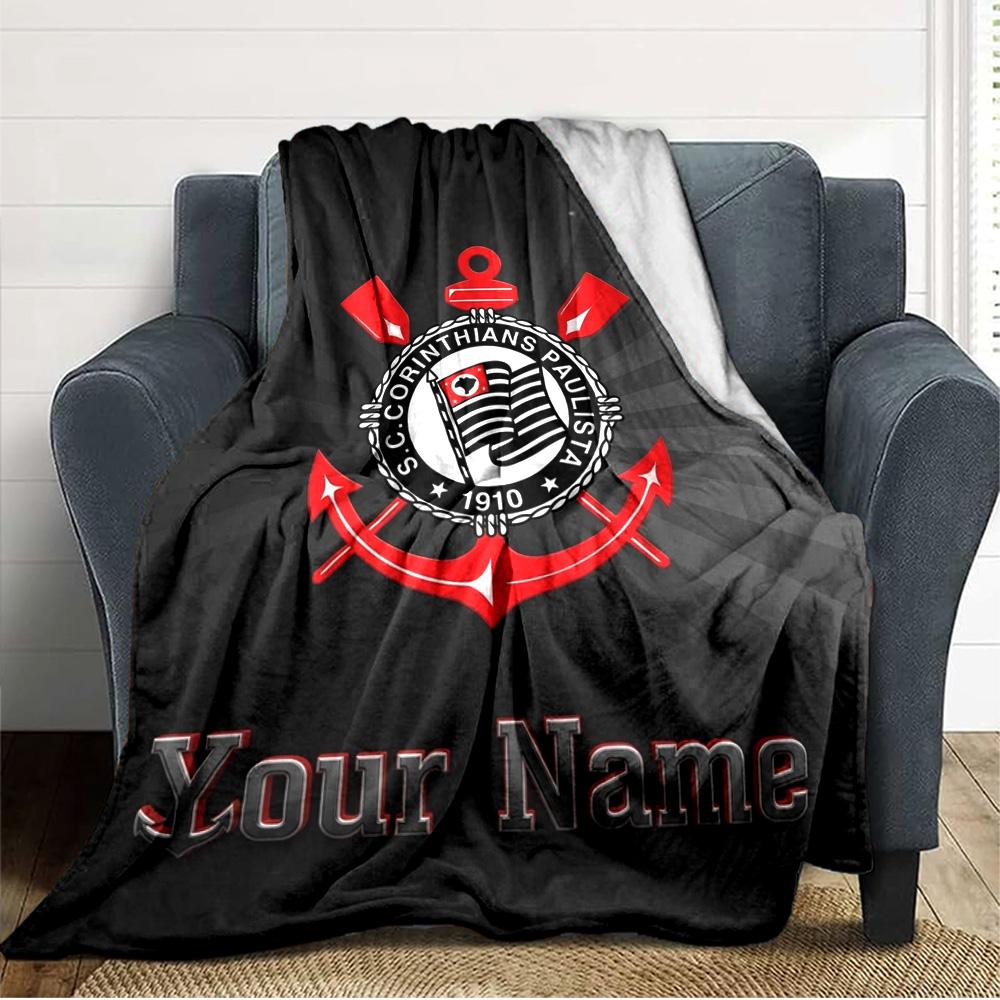 Name Custom Corinthians Print Flannel Blanket High Quality Warm Comfortable Cover for All Seasons Perfect for Gifts Home Decor