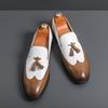 Fashion Tassel Fashion Shoe Office for Men Casual Leather Shoes Loafers Driving Moccasins Comfortable Slip on Wedding Shoes Pointed Toe