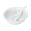 Diruien White Ceramic Round Serving Bowl