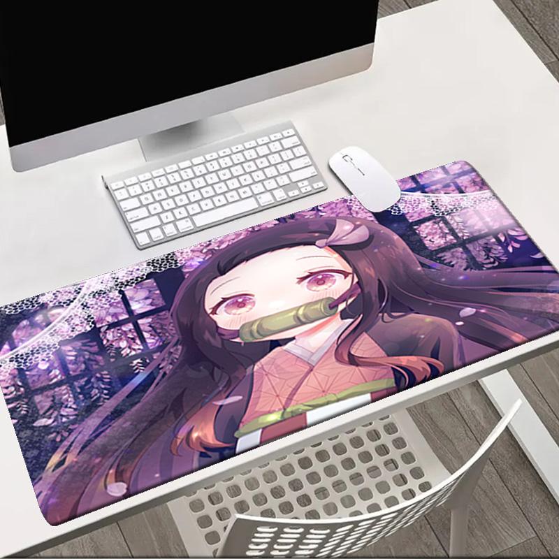 Demon Anime Group   Mouse Pad Office Desk Mat, Gaming Mouse Pad Mousepad, Keyboard pad,Heavy-Duty Non-Slip Rubber Backing, Gift