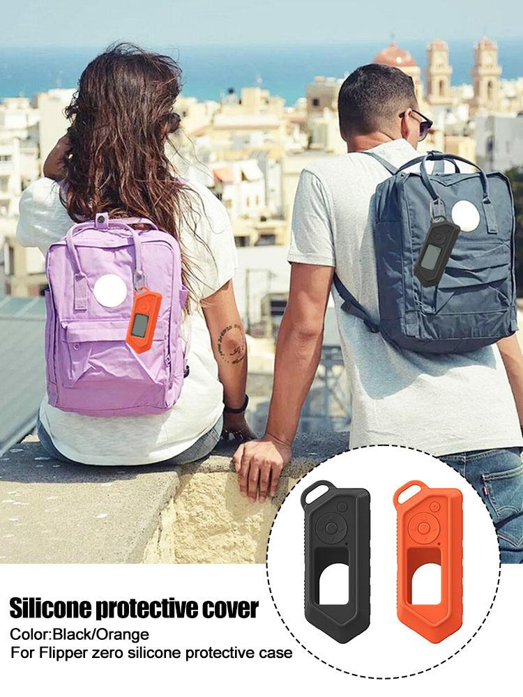 Silikonhülle, Anti-Drop-Stoßfeste Schutzhülle, tragbare Spielekonsolen-Schutzhülle für Flipper Zero-Spielzubehör