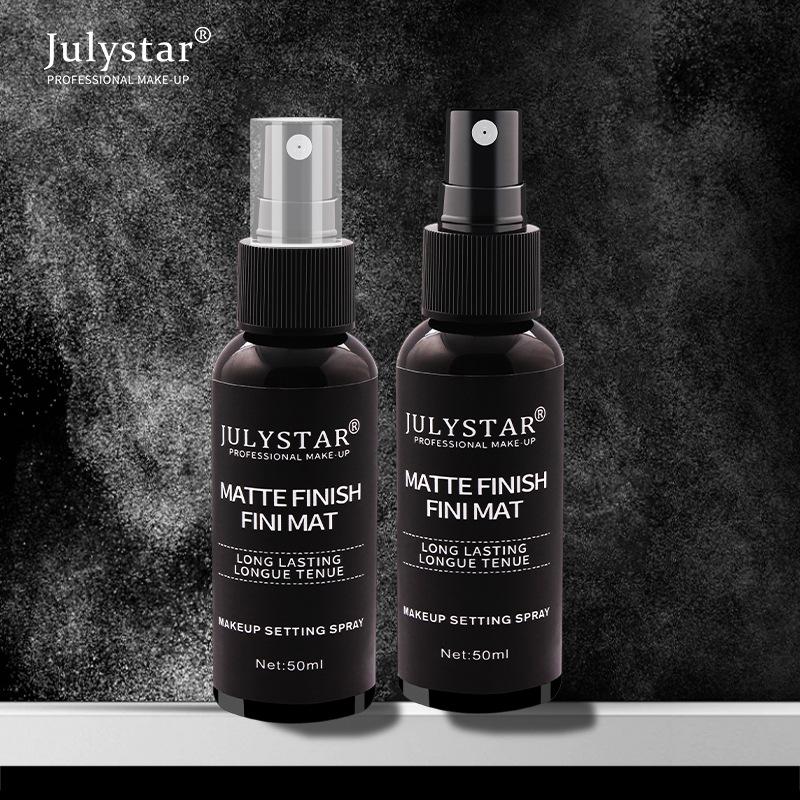 Julystar Ferahlatıcı Makyaj Losyonu Taşınabilir 50ml Nemlendirici Nemlendirici Kalıcı Şeffaf Makyaj Ayar Spreyi