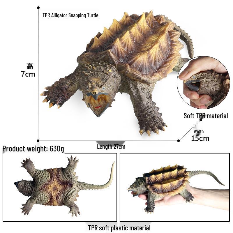 Kids' Marine Animal Model Stress Relief Toy Set: Pufferfish, Octopus, Crab, Shark, Dunkleosteus