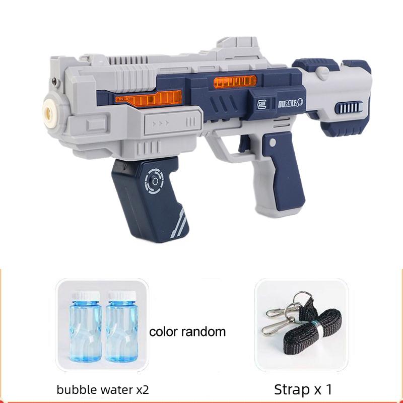 Electric Bubble Gun with Light and Sound Automatic Bubble Machine  Automatic Soap Blower  Summer Outdoor Game Toy Kids Gift