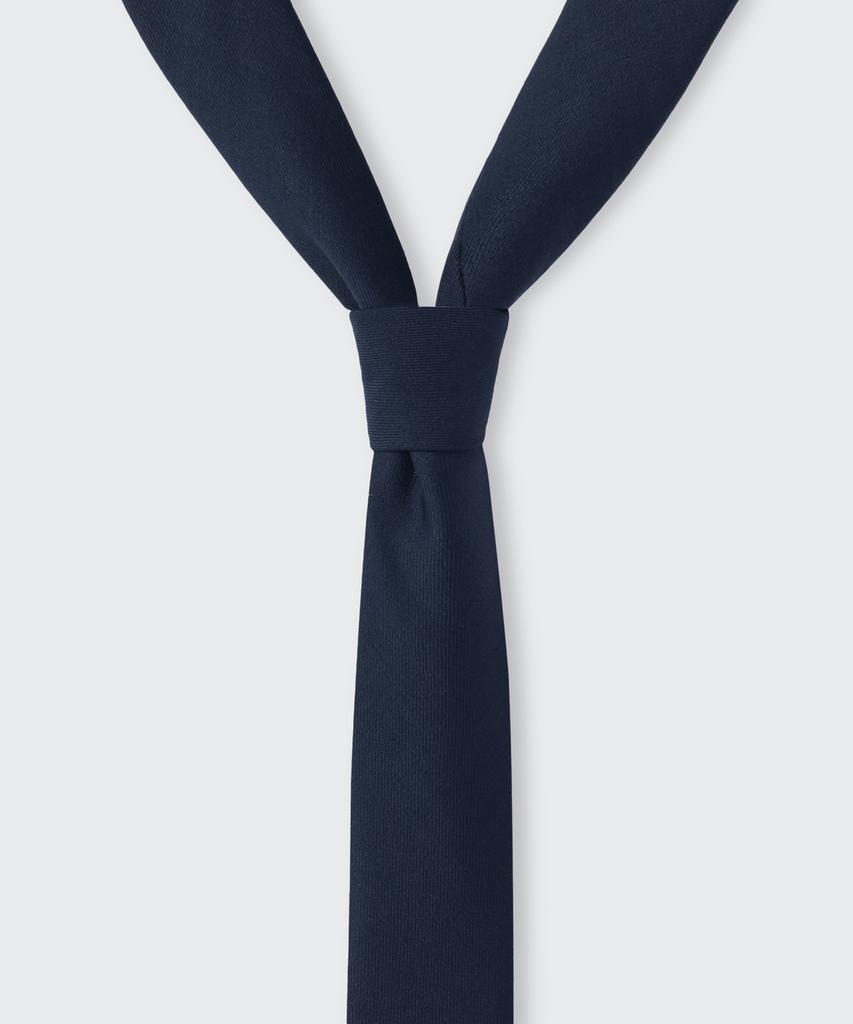 MUSINSA STANDARD Wool Slim Solid Tie [Navy]