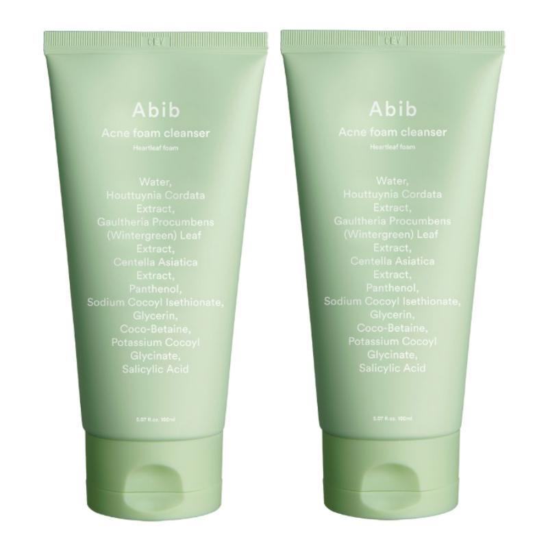 ABIB Acne Foam Cleanser Heartleaf Foam 150ml Double Set