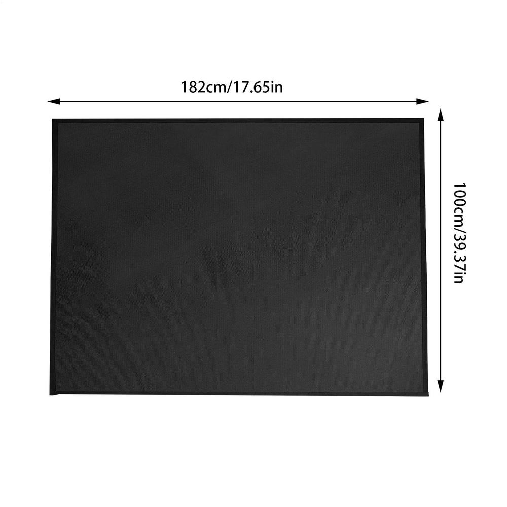 Under Grill Mat for Outdoor Charcoal Gas Grill Smoker Heat Resistant BBQ Fireproof Mat for Patio Lawn Garden Floor