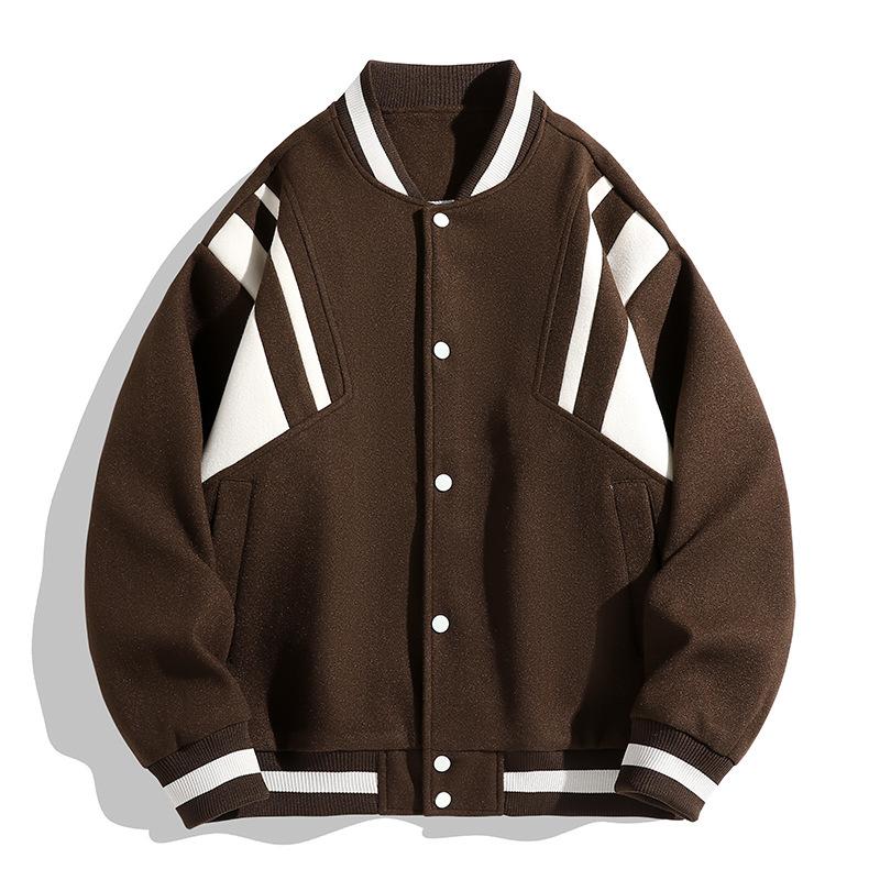 Veřejná verze Pánské jarní a podzimní nové baseballové uniformy pro muže a ženy, Pánské ležérní a všestranné, Mladistvé trendy sportovní bundy