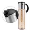 Automatic Open Close Oil Bottle Glass Condiment Bottle Heat Resistant Kitchen Oil Dispenser