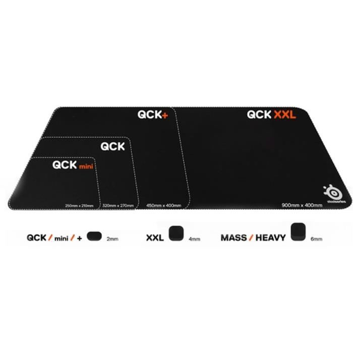 Gaming-Mauspad - STEELSERIES - QCK 3XL - Extragroß - Waschbar - Rutschfest