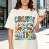 Cruise Life T Shirt Unisex Tropical Vacation Sea Turtle Dolphin Print Casual Cotton Short Sleeve Y2k Top Harajuku