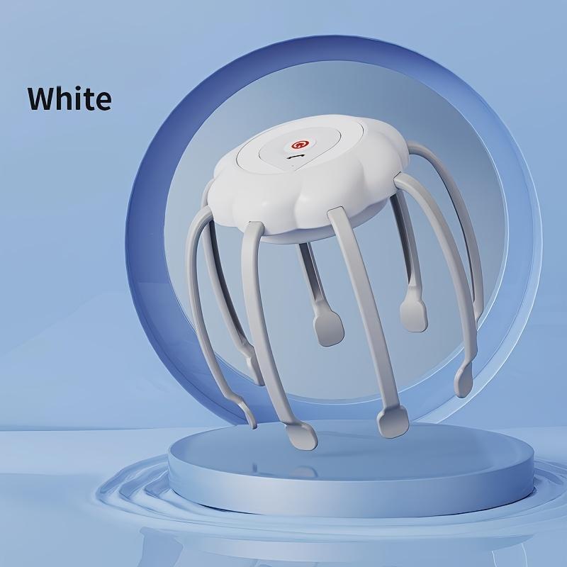 1PC 3 Modes Radio Electric Head Massager, Octopus Head Massager - Portable 360 Degree Head Massager