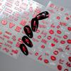Valentinstag Liebe Nail Art Sticker Klebstoff Wasserdicht Nail Art Sticker Romantische Valentinstag Mädchen Nagel Dekoration Aufkleber