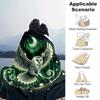 1 leichte Flanelldecke mit Adlermotiv, bequeme und warme Decke, für Camping, Sofa, Bett, Couch, Büro, für alle Jahreszeiten