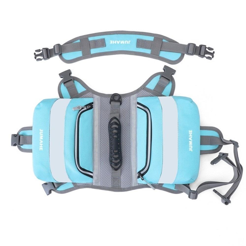 Large Capacity Dog Training Backpack Reflective Dog Harness Saddlebag Dog Snack Bag  Pet Supplies