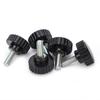 5Pcs Clamping Knob Screw Handgrips Male Thread Hand Tightening Fasteners M8x32x20