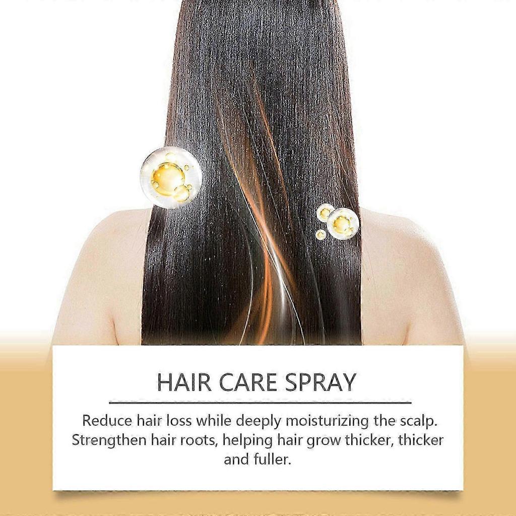 Nourishing Hair Spray for Thicker, Fuller Hair  Strengthening & Moisturizing Hair Growth Solution with Biotin, Ginger Root Oil, and Hydroxyethyl Cellu