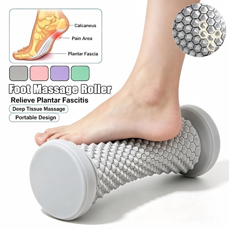 Textured Nodes Deep Tissue Foot Massage Roller 1Pcs Soreness Relief for Yoga Post Workout Senior Use