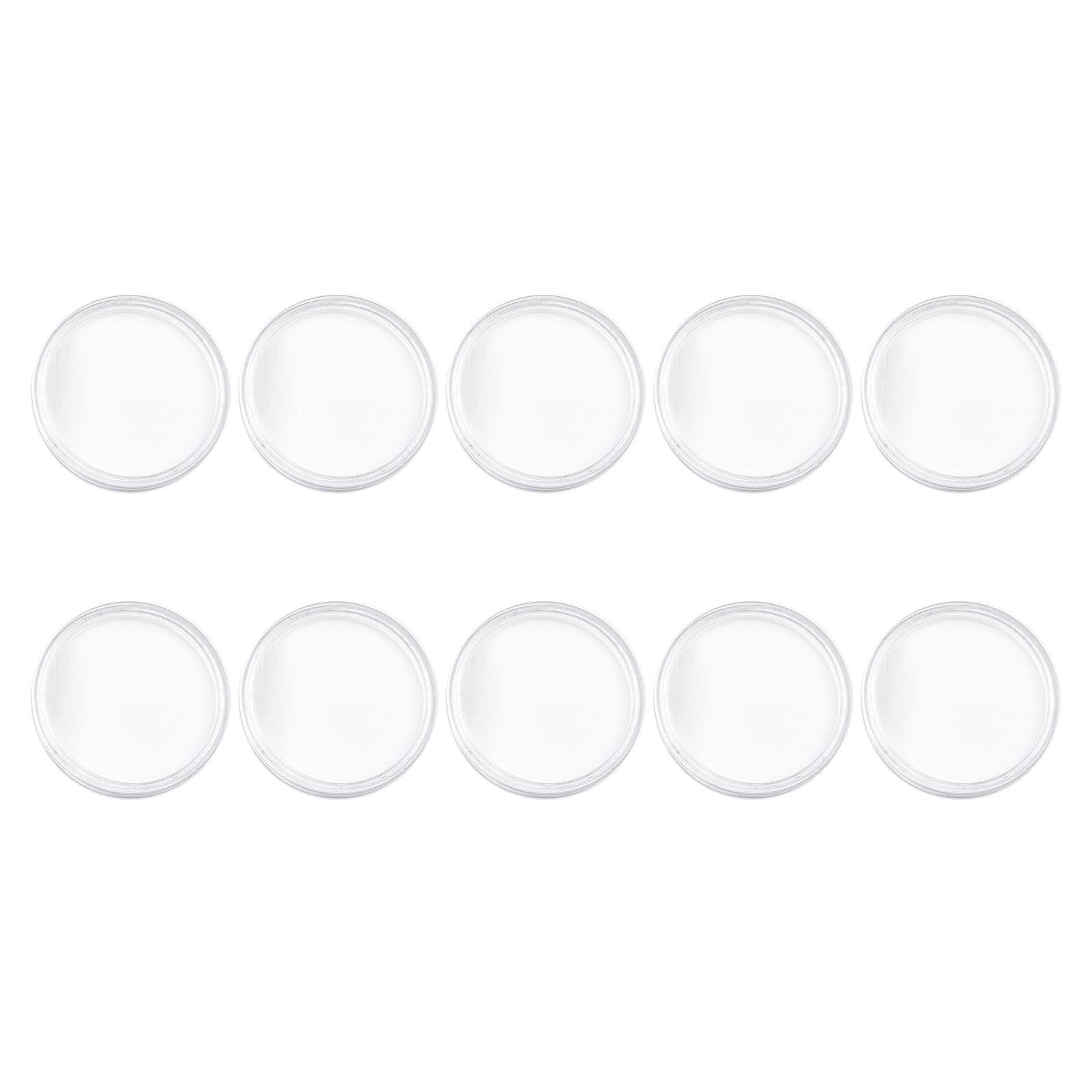 Practical Clear Coin Storage Boxes, 100Pcs 32mm Round Coin Holders, Perfect for Coin Collectors and Enthusiasts China Mainland
