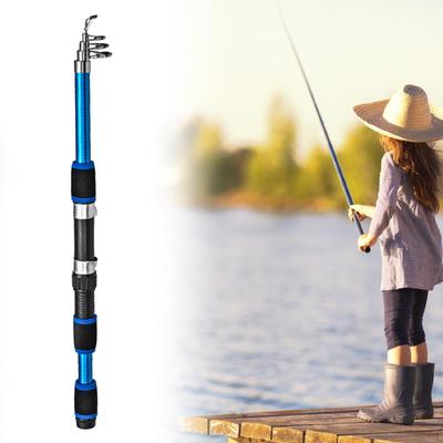 Kinder Angelrute Rute Geburtstagsgeschenke Ausrüstung Verstellbar Teleskopisch für Outdoor See