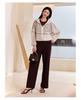 JZ Jiuzi Women's Summer Collection Simple and Comfortable Glutinous Rice Set Pants
