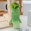 Mini Celery Plush Toy Keychain With Pp Cotton Filling For Bag Accessories