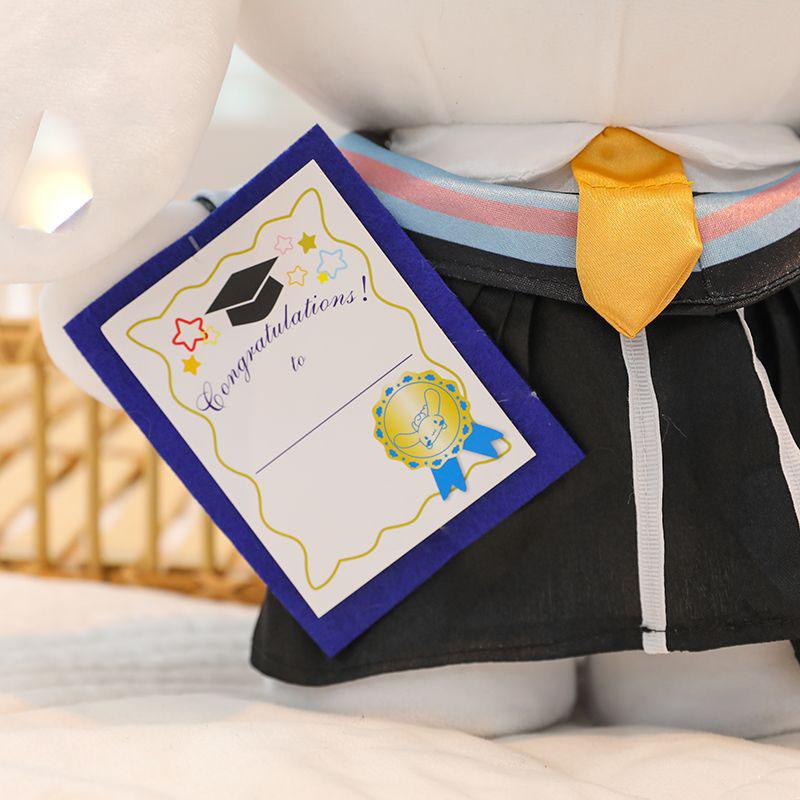 Carino Cartone Animato Tocco e Toga Bambola Peluche Decorazione Festa Studenti Giocattolo Morbido Dopamina Regalo Perfetto Per Ragazze