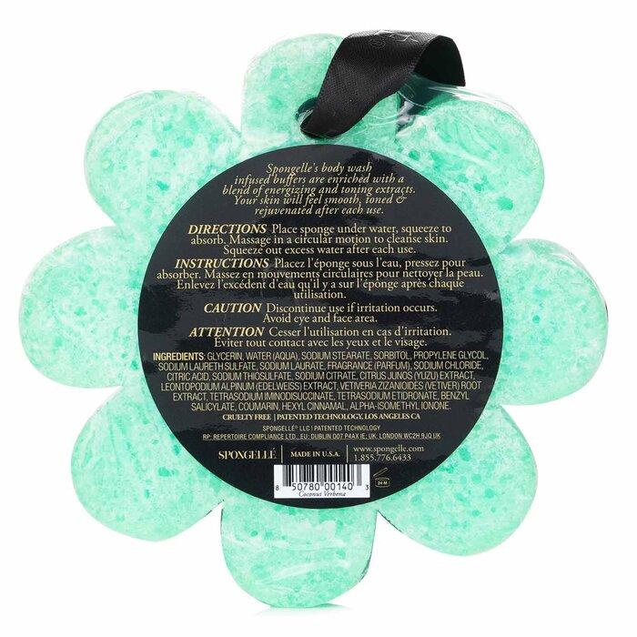 SPONGELLE Wild Flower Soap Sponge - Coconut Verbena (Green)