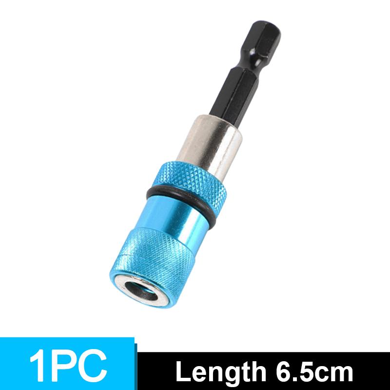 1/6x Hex Shank Magnetic Screwdriver Bit Holder Adjustable Screw Depth Extension Bar 1/4 Inch Power Drill DIY Tool Quick Release