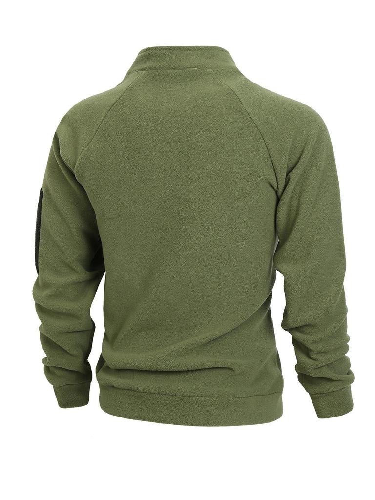 Men's Double Zipper Collar Hoodie - Autumn/Winter Trendy Street Casual Jacket