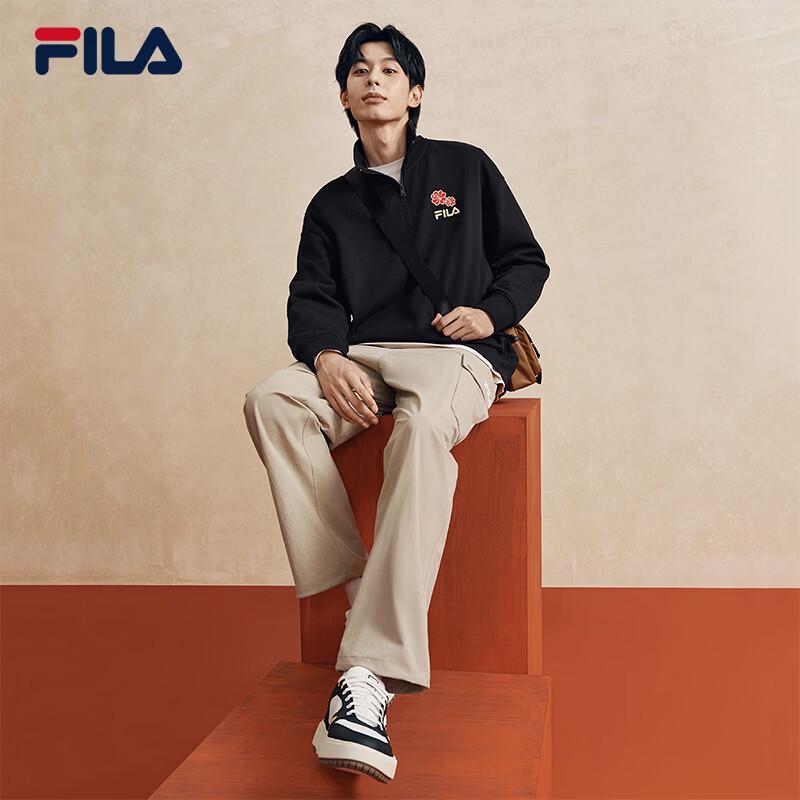 FILA Unisex Half-Zip Begonia Flower Pullover Hoodie