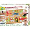 Jouet en bois - LENA - LENA JEU DU MARTEAU A VEHICULES - Multicolore - 3 ans et plus - 1 joueur minimum