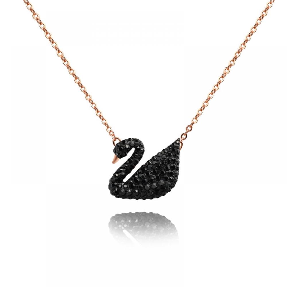 Swarovski Naszyjnik Łabędź Czarny 5204134