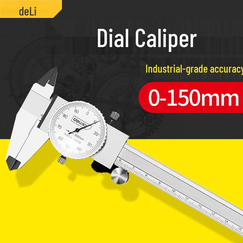 Deli Industrial Grade Dial Caliper