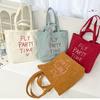 Korean Version Ins Style Shoulder Handbag Lazy Style Tote Bag Simple Letter Casual Bag Autumn and Winter Large Capacity Bag
