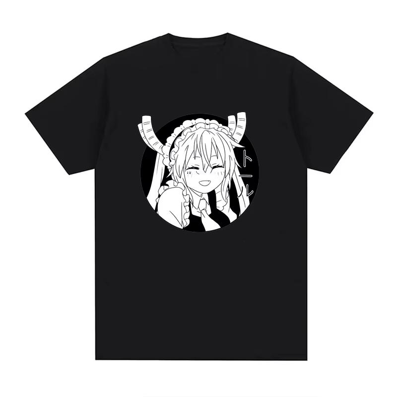 Miss Kobayashi Dragon Maid Kawaii Maidservant Tohru Funny Anime T Shirt Unisex Wounisex Cotton Casual T Shirts Short Sleeve Summer