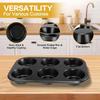 2 Stück Karbonstahl Muffinform Antihaft Kuchenform Pfannkuchenpfanne Form Partykuchen Backform