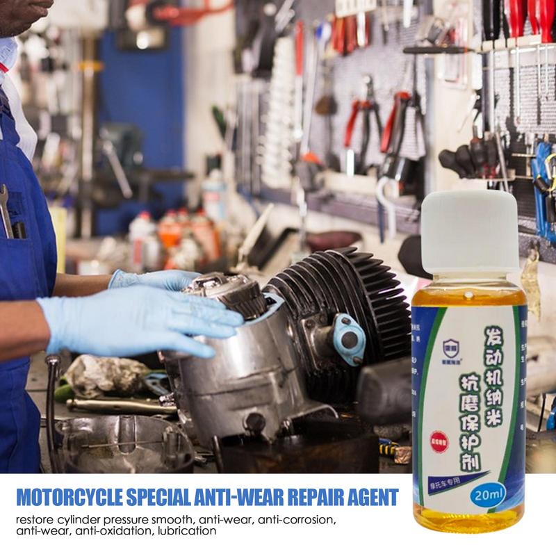 Agent de protecție anti-uzură a motorului de automobile 20 ml Protector anti-fricțiune Regenerator de motor foarte eficient și zgomot lubrifiant