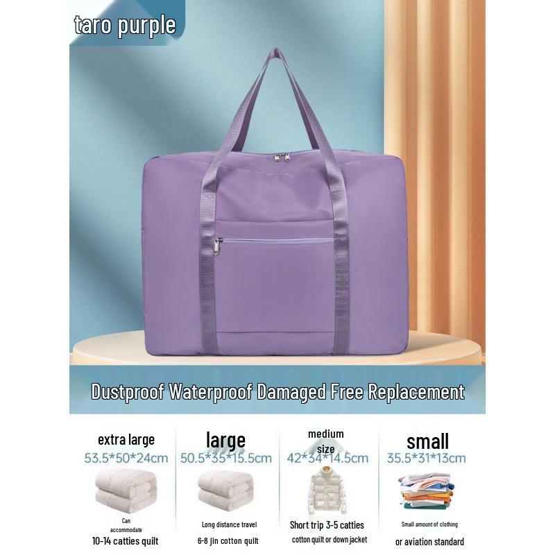 Foldable Large Capacity Travel Bag: Portable Handbag for Short Trips or Hospital