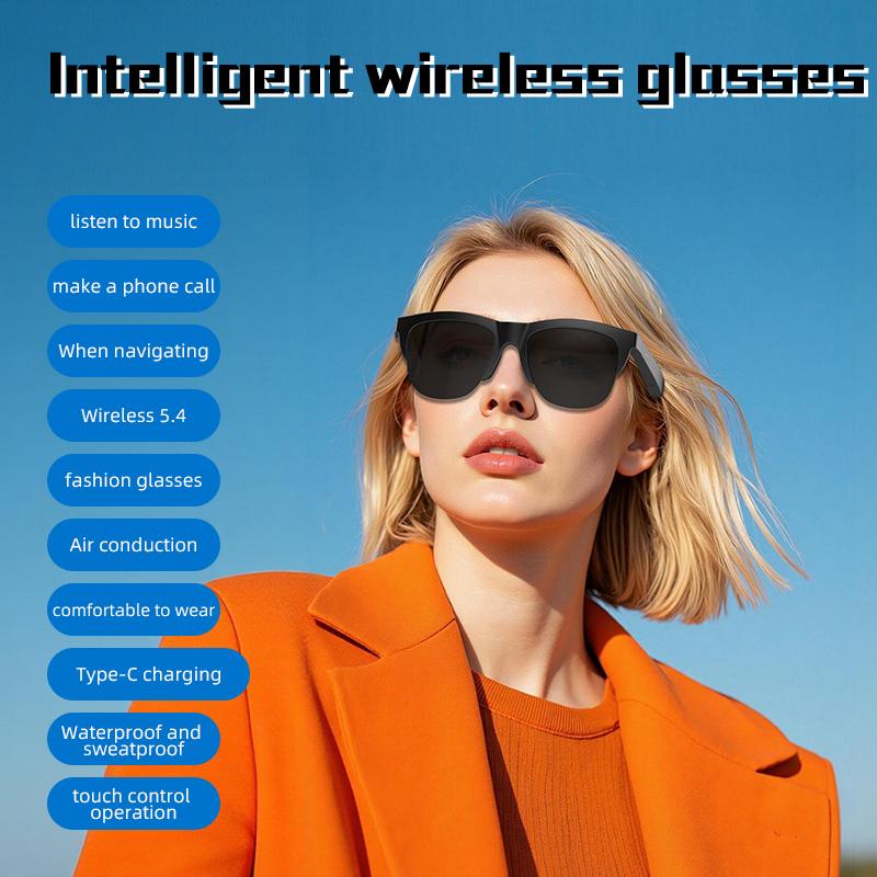 New Smart Sunglasses Glasses Bluetooth Call Outdoor Sports Headphones Voice Navigation Pochromic Lens Waterproof Anti-UV
