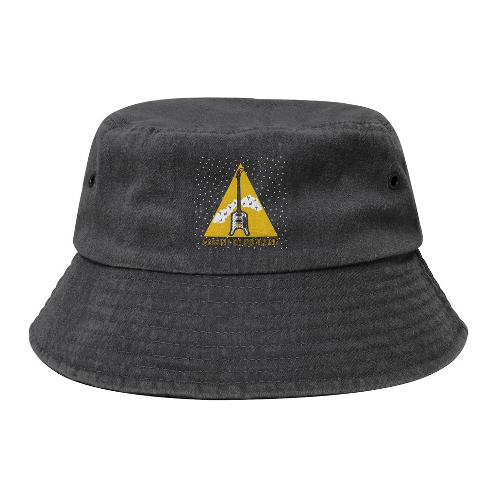 Cappello a secchiello Rock Angine de Poitrine Band per Ragazza Vocation Lavato Usurato Cappello da Sole Protezione UV per Cappelli da Pesca Copricapi